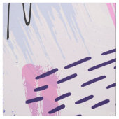 Farbige abstrakte Pinselstriche Stoff (Muster)