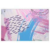 Farbige abstrakte Pinselstriche Stoff (Fat Quarter (45,7 x 55,9 cm))