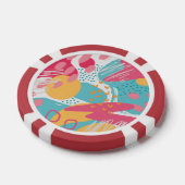Farbige Abstrakte Pokerchips (Einzeln)