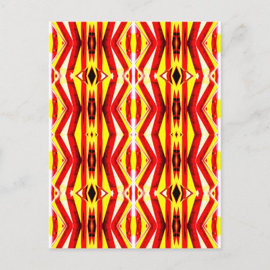 Farbige abstrakte Postkarte (Vorderseite)