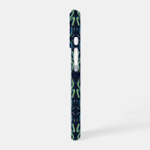 Farbige abstrakte psychedelische Stringy Pointed K iPhone 16 Hülle (Linke Seite)