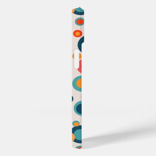 Farbige Abstrakte Punkte Case-Mate iPhone Hülle (Rückseite / Rechts)