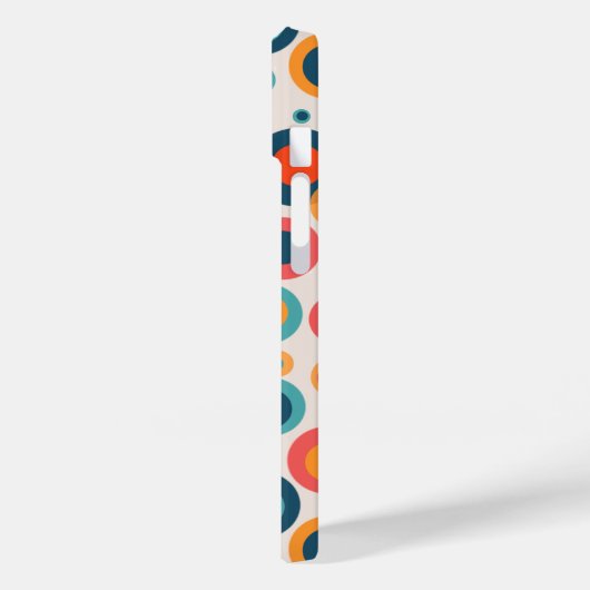 Farbige Abstrakte Punkte Case-Mate iPhone Hülle (Rückseite / Links)