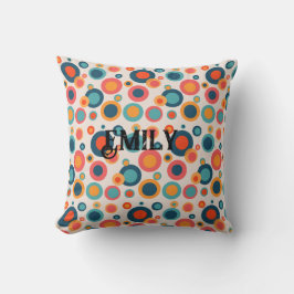 Farbige Abstrakte Punkte Kissen