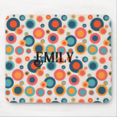 Farbige Abstrakte Punkte Mousepad (Vorne)