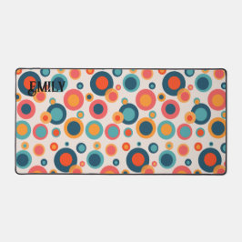 Farbige Abstrakte Punkte Schreibtischunterlage