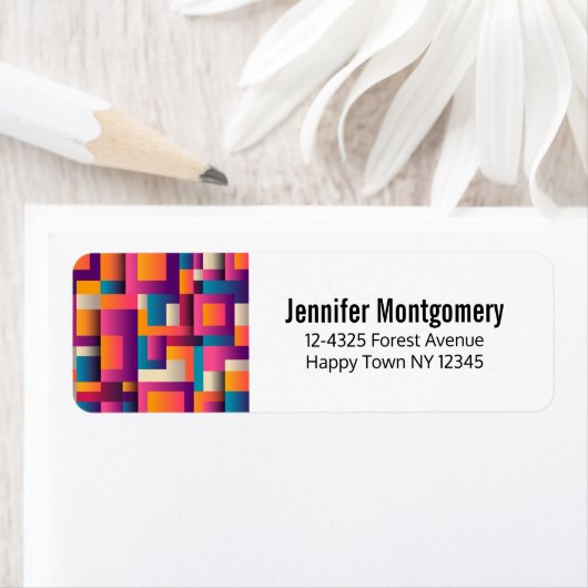 Farbige Abstrakte Quadrate und Formen (Insitu)