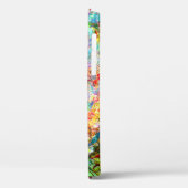 Farbige Abstrakte rustikale Blumenmuster Case-Mate iPhone Hülle (Rückseite / Links)