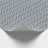 Farbige abstrakte Schmetterlingskonstruktion Geschenkpapier (Ecke)