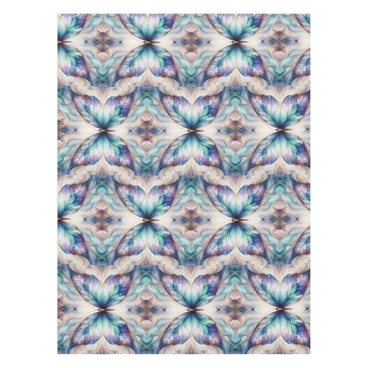 Farbige abstrakte Schmetterlingskonstruktion Tischdecke (Vorderseite)