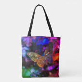 Farbige Abstrakte Schmetterlingstasche Tasche (Rückseite)