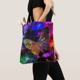 Farbige Abstrakte Schmetterlingstasche Tasche