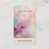 Farbige Abstrakte Schmuckkarte Visitenkarte (Vorderseite)