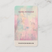 Farbige Abstrakte Schmuckkarte Visitenkarte (Vorderseite)