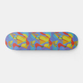 Farbige abstrakte Skateboard-Deck-Kunst Skateboard (Horizontal)