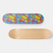 Farbige abstrakte Skateboard-Deck-Kunst Skateboard (Horizontal)