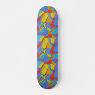 Farbige abstrakte Skateboard-Deck-Kunst Skateboard