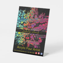 Farbige Abstrakte Social Media Business Info