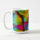 Farbige abstrakte Stichmuster Kaffeetasse (Links)