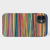 Farbige abstrakte Streifen Case-Mate iPhone Hülle (Rückseite (Horizontal))