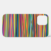 Farbige abstrakte Streifen Case-Mate iPhone Hülle (Rückseite (Horizontal))
