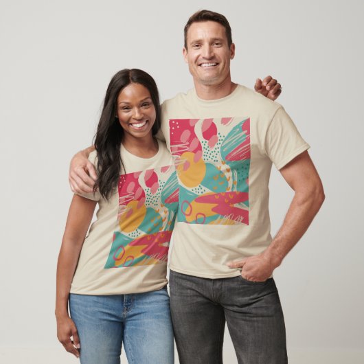 Farbige Abstrakte T-Shirt (Unisex)
