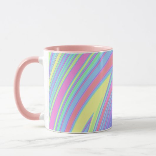 Farbige abstrakte Tasse (Links)