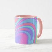 Farbige abstrakte Tasse (VorderseiteRechts)