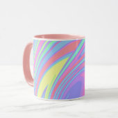 Farbige abstrakte Tasse (Vorderseite Links)