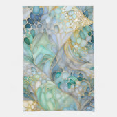 Farbige Abstrakte Tinte Kunst, Küche Handtuch (Vertikal)