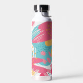 Farbige Abstrakte Trinkflasche (Links)