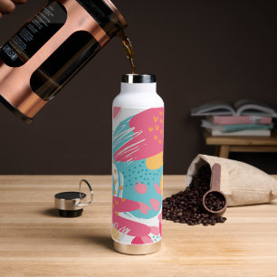 Farbige Abstrakte Trinkflasche