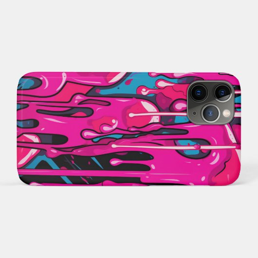 Farbige Abstrakte Tropfen (15) Case-Mate iPhone Hülle (Rückseite (Horizontal))