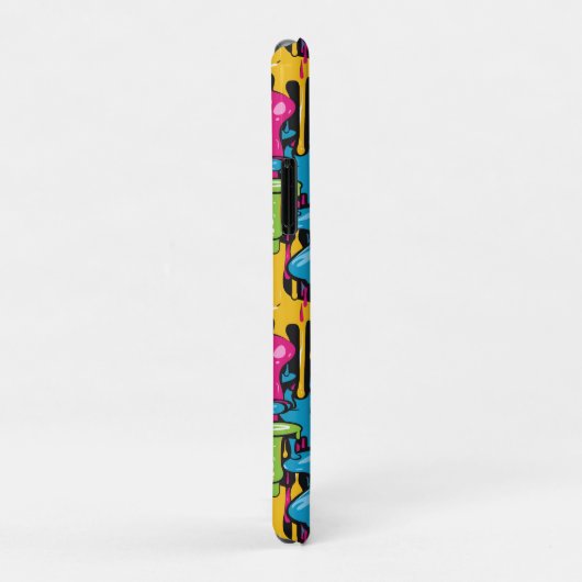 Farbige Abstrakte Tropfen (1) Case-Mate iPhone Hülle (Hinten/Rechts)