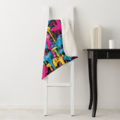 Farbige Abstrakte Tropfen (1) Sherpadecke (Beispiel)