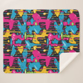 Farbige Abstrakte Tropfen (1) Sherpadecke (Vorderseite (Horizontal))