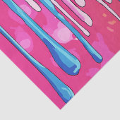 Farbige Abstrakte Tropfen (4) Seidenpapier (Detail)