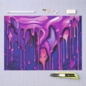 Farbige Abstrakte Tropfen (8) Seidenpapier (Handwerk)