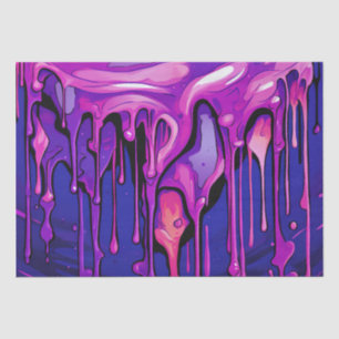 Farbige Abstrakte Tropfen (8) Seidenpapier