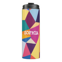 Farbige Abstrakte Trüblerin mit Namen