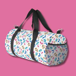 Farbige abstrakte Tulpen-Blumenmuster Duffle Bag