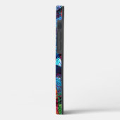 Farbige Abstrakte Vintage Blume Case-Mate iPhone Hülle (Rückseite / Links)