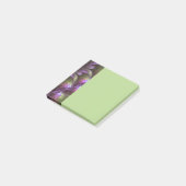 Farbige abstrakte violette lila Khaki-Fraktalkunst Post-it Klebezettel (angewinkelt)