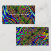 Farbige abstrakte Visitenkarte (Vorne/Hinten)