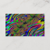 Farbige abstrakte Visitenkarte (Rückseite)