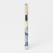 Farbige Abstrakte Wasserfarben Individuelle Name iPhone Hülle (Rechte Seite)
