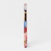 Farbige Abstrakte Wasserfarben Individuelle Name iPhone Hülle (Linke Seite)