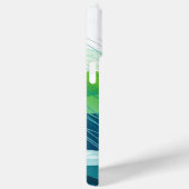 Farbige abstrakte Wellen Case-Mate iPhone Hülle (Rückseite / Rechts)