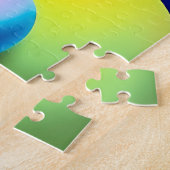 Farbige Abstrakte Wirbel - Moderne Kunst Puzzle (Seite)