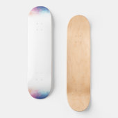 Farbige abstrakte Würfel Skateboard (Vorderseite)